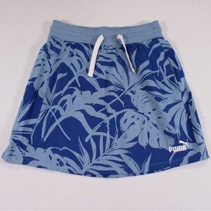 Puma Blue Flowered Skirt Size Small
